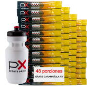 PX Electrolyte 48 SOBRES + Caramañola - Escoge tu sabor ¡Pidelo ya!
