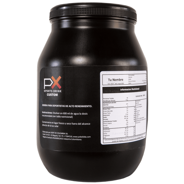 Hidratación y energía personalizada | PX CUSTOM x 2000 G